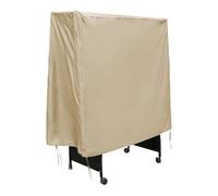Housse de table de ping-pong pour tables pliantes et plates, housse anti-poussière pour table de ping-pong 190 argent enduit polyester taffetas cour patio imperméable housse de carrelage de table avec