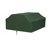 Housse de table de pique-nique imperméable et résistante avec housses de banc Oxford 210D Protection complète Vert 185 x 150 x 80 cm