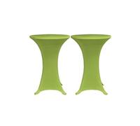 Housse de table extensible 2 pcs 70 cm Verte