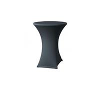Housse de table extensible anthracite D2 Samba pour mange-debout