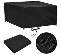 Housse de table imperméable en fourrure pour extérieur, 180 x 140 cm, résistante aux UV, protection de terrasse pour meubles de jardin, bouclier durable pour table de jardin, housse d'extérieur