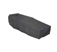 Housse de transat et bain de soleil polyester 200 x 75 cm grise