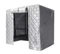 Housse de transport pour chien, accessoires de protection pour animaux de compagnie avec fenêtre latérale enroulable respirante, couverture isolée, pour l'intérieur et l'extérieur, dans le jardin, sur