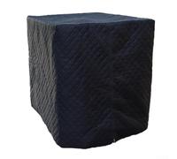 Housse de transport robuste IBC 120 x 100 x 116 cm, doublure isolée en coton pour protection de réservoir d'eau, résistante aux intempéries, protection contre la poussière, pour le rangement de jardin
