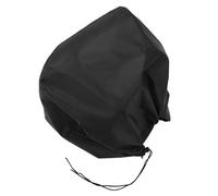 Housse de Tuyau D'arrosage Extérieure Rétractable Noire, Polyester | Cache pour Dévidoir Mural, Protection Portable Imperméable, Usage Pelouse et Extérieur, Format Compact