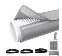 Housse de Tuyau de Climatisation - Enveloppe Protectrice Universelle 5-5,9 Pouces | Manchons Isolants Thermiques pour Gaine d'Échappement | Manchon Néoprène Anti-Poussière pour Climatiseur Mobile