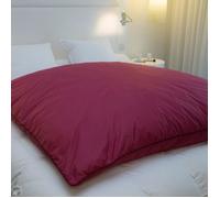 Housse d'éredon - CASTEX COUETTES NATURELLES - Grenat - Coton - 140x160 cm