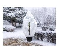 Housse d'hivernage 70 g/m² Ø 1,50 x 2,00 m Blanc Polypropylène