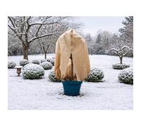 Housse d'hivernage polypropylène 70 g/m² Ø 2,00 x 2,50 m beige -12°C