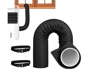 Housse d'isolation thermique pour tuyaux | Manteau isolant portable adapté pour 12,7 et 15 cm de diamètre pour sous-sol appartement atelier garage et maison