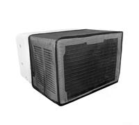 Housse en maille en forme de U pour climatiseur Midea 8000-12000 BTU, protection anti-poussière respirante et veste de rangement d'hiver, protection contre les débris extérieurs, facile (noir)
