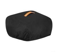 Housse en tissu Oxford noir pour robot nettoyeur de piscine sans fil avec poignée et aérations pour protéger contre la pluie, la poussière et le soleil, 35,6 x 35,8 x 17,8 cm (600D)