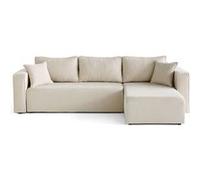 Bestmobilier Topaze - 245x140x85 cm - Beige