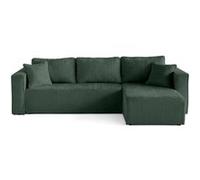 Housse en velours texturé pour canapé déhoussable Topaze - Vert Vert G