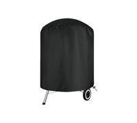 Housse étanche à l'eau et à la poussière pour grilles rondes - Noir - 58 x | Construction imperméable et résistante à la poussière avec bords élastiques pour des grillades en plein air sécurisées et un