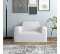 Housse extensible de canapé vidaXL - Blanc
