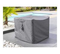 Hespéride Housse de protection Hambo pour table haute 180 x 120 x 120 cm Polyester Gris