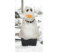 Housse Hivernage 110 *90cm - Pp - 30 G/M² - Décor Bonhomme De Neige Vilmorin