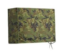 Housse Hivernage Pompe a Chaleur en Tissu Oxford, Housses de Protection, pour L'hiver, avec Corde a Nouer, Couleur Camouflage, Anti Poussière et Imperméable(Green,90*60*30cm/35*24*12in)