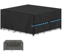 Housse imperméable 250 x 180 x 100 cm, résistante aux UV, pour table et salon de jardin