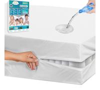 Housse imperméable de luxe pour matelas, avec fermeture éclair