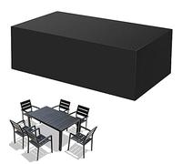 Housse imperméable en fourrure de jardin 210 x 140 x 80 cm - Housse de protection pour table d'extérieur - Bouclier en fourrure imperméable lourd