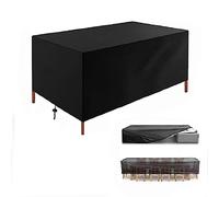 Housse imperméable en fourrure de jardin de qualité supérieure - Tissu de bœuf 420D, protection UV pour table et chaises d'extérieur, options de tailles multiples, convient pour ensemble de jardin de