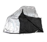 Housse imperméable et coupe-vent pour enfants avec tissu Oxford 210D, protection UV, fermeture éclair latérale et cordon de serrage (110 x 120 x 140 cm)