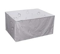 Housse imperméable et résistante aux UV pour meubles de jardin rectangulaires/carrés, avec grille d'aération pour protection extérieure, 360 x 150 x 100 cm