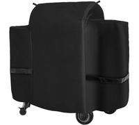 Housse imperméable pour barbecue 600D, pleine longueur, noire, pour l'extérieur