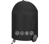 Housse imperméable pour barbecue à charbon de bois, 57 cm, résistante aux UV, noire