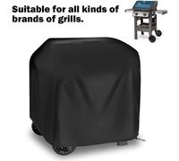 Housse imperméable pour barbecue | Housse de protection pour barbecue à gaz | 105 x 49 x 102 cm | Noir