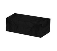 Housse Imperméable pour Boîte de Terrasse Extérieure Noire 123x65x55 Cm | Tissu Oxford, Protection Pluie et Uv, Légère et Facile à Transporter, Usage Jardin Patio Piscine