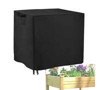 Housse imperméable pour jardinière - Tissu Oxford 420D 121 x 61 x 76 cm | Housse pour parterres surélevées avec ventilation coupe-vent, résistance aux intempéries, housses de jardin pour parterres