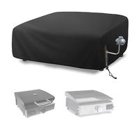 Housse Imperméable pour Plancha Blackstone avec Capot 17" / 22", Oxford 210D Noir, Anti-poussière et Résistant Aux Intempéries (17 inch)