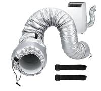 Housse Isolante Tuyau Climatiseur Mobile 150 x 28 cm | Manchon Isolation Thermique Réglable pour Gaine Clim, Convient aux Diamètres 13cm et 15cm, Maison Bureau Chambre