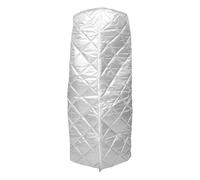 Housse Isotherme pour Bouteille de Gaz en Oxford Argenté, Étanche | Coton Rembourré, Protection UV et Poussière, Pose Facile, pour Extérieur et Réunions Familiales