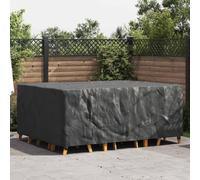 Housse Meuble Uni Noir 220 x 190 x 85 cm, Tissu 210D Impermeable | Couverture protectrice, extérieur et intérieur, nettoyage éponge, lignes épurées, usage polyvalent