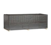 Housse Meubles Jardin Polyéthylène 192x82x65 cm 8 Œillets | Légère, imperméable, fixation par corde, pliage compact, usage quotidien, solaire