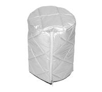 Housse Oxford Argenté pour Bouteille de Gaz, et Pluie Extérieure | Doublure Coton Isolante, Barrière Anti-poussière, Rangement Pratique pour Barbecue, Camping-car, Camping Cuisine en Plein Air