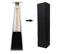 Housse parasol chauffant gaz pyramide 87x21x24"" - imperméable anti-déchirure neige vent Label