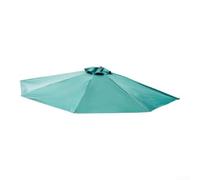 Housse Parasol Demi-Lune 3x1.5m Résistant aux UV | Résiste pluie légère, pour facile nettoyer, revitalise vieux parasols, fit 1.45m arêtes(green)