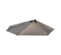 Housse Parasol Demi-Lune 3x1.5m Résistant aux UV | Résiste pluie légère, pour facile nettoyer, revitalise vieux parasols, fit 1.45m arêtes(brown)