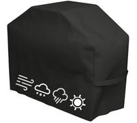 Housse Plancha et Barbecue 210D Oxford 145×61×117 cm, Protection Anti-Pluie, UV et Vent