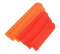 Housse Plastique Guide-chaîne de Pièces 5 en Tronçonneuse Rouge | 12/14/16/18/20 Pouces, Lot de 5, Couvre-barres pour Guide-chaîne, Léger et Résistant aux Intempéries Couleur Aléatoire