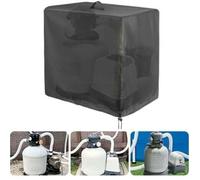 Housse Pompe Piscine 84x61x86cm - Anti-UV, Imperméable, pour Filtre à Sable & Pompe Hors Sol