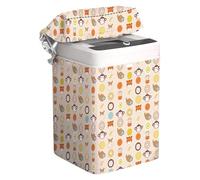 Housse Portable Lave-Linge Tissu Oxford Imperméable Anti-Poussière | Housse pour lave-linge séchant à chargement par le haut avec zip Idéal Pour Buanderie, Dortoir Et Appartement