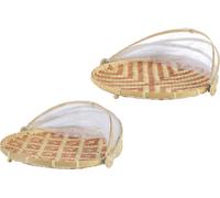 Housse pour aliments 35 cm Bambou 1 pièce assortie Nature