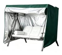 Housse pour Balancelle de Jardin 3 Places, Hamac de Jardin, Housse pour Balancelle de Porche, pour Chaise de Jardin 3 Places(Dark Green)