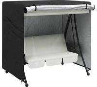 Housse pour balancelle Hollywood vidaXL, noire, 175 x 125 x 180 cm